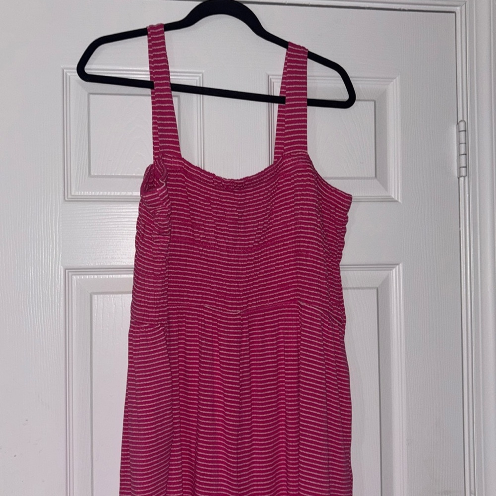 NWT - Pink & White Striped Romper